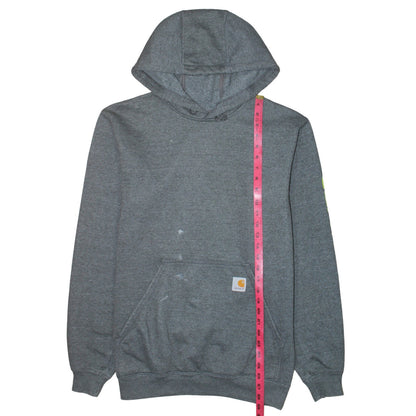 Carhartt Men's Grey Pullover Hoodie Small Loose Fit Workwear