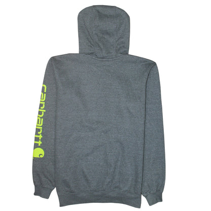 Carhartt Men's Grey Pullover Hoodie Small Loose Fit Workwear