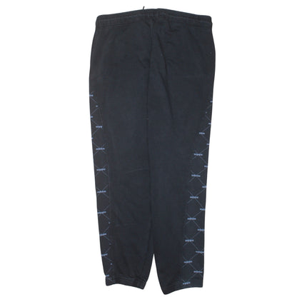 Adidas Womens Black Jogger Sweatpants L Elastic Waist Drawstring Pockets