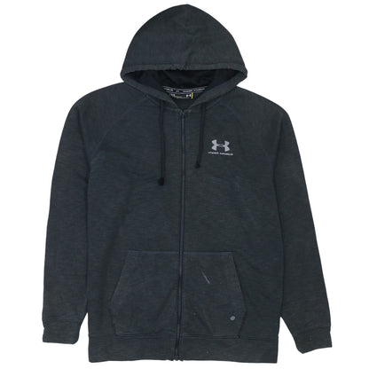 Under Armour Women's Black Full Zip Hoodie Size L Loose Fit