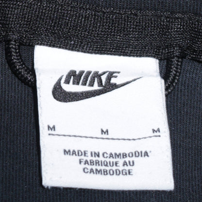 Nike Men's Black Full Zip Hoodie M Cotton Blend Classic Style