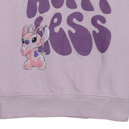 Disney Primark Women XS Pink Pullover Sweatshirt Angel Print