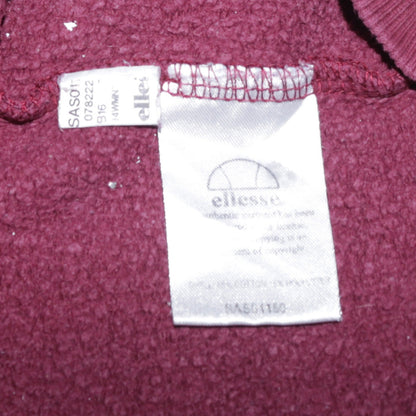 Ellesse Men's Brown Pullover Hoodie M Graphic Logo Fleece