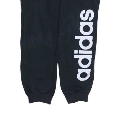 Adidas Womens Black Jogger Trousers Size S Climalite Sports Pants