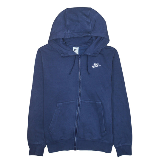 Nike Men's Blue Full Zip Hoodie Small Regular Fit Sportswear