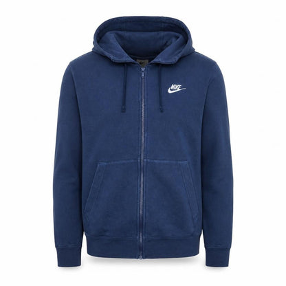 Nike Men's Blue Full Zip Hoodie Small Regular Fit Sportswear