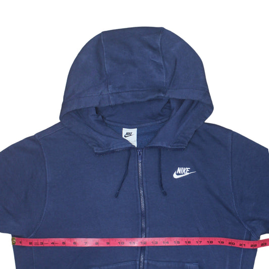 Nike Men's Blue Full Zip Hoodie Small Regular Fit Sportswear