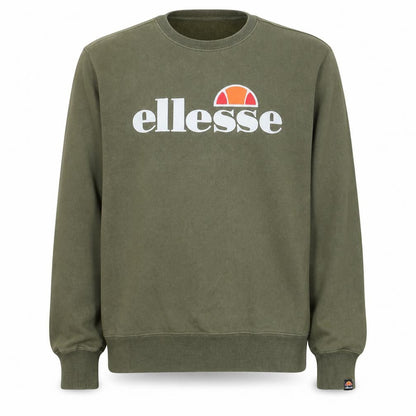 Ellesse Men's Green Crew Neck Pullover Sweatshirt Size L