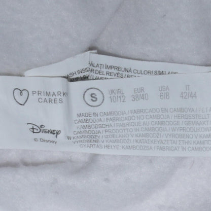 Disney Princess White Hoodie Small Women Once Upon a Time Primark