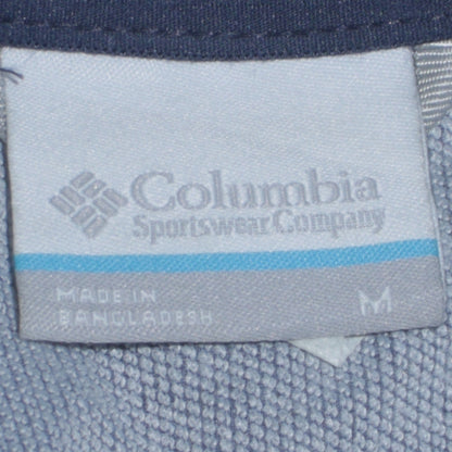 Columbia Womens Blue Hooded Lightweight Windbreaker Jacket M