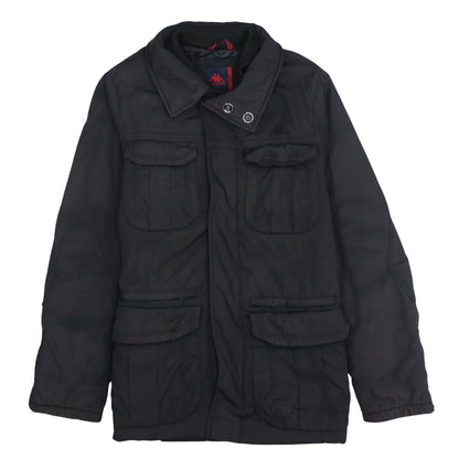 Robe Di Kappa Men's Black Medium Military Jacket Nylon Cotton