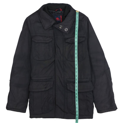 Robe Di Kappa Men's Black Medium Military Jacket Nylon Cotton