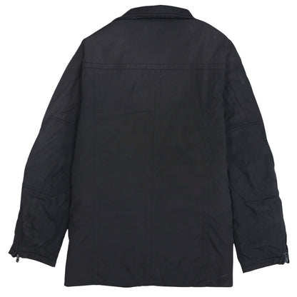 Robe Di Kappa Men's Black Medium Military Jacket Nylon Cotton