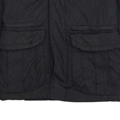 Robe Di Kappa Men's Black Medium Military Jacket Nylon Cotton