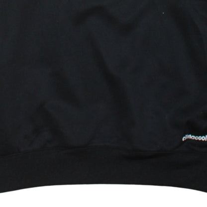 Adidas Men’s Black Chelsea FC 1/4 Zip Sweatshirt Size L Climalite