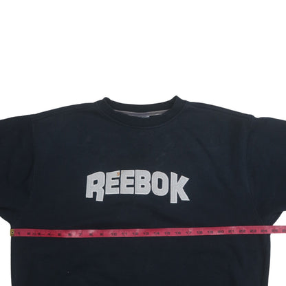Reebok Men's Blue XL Pullover Sweatshirt Crew Neck Logo Vintage
