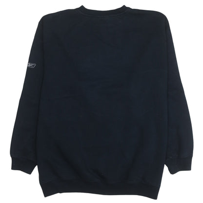 Reebok Men's Blue XL Pullover Sweatshirt Crew Neck Logo Vintage