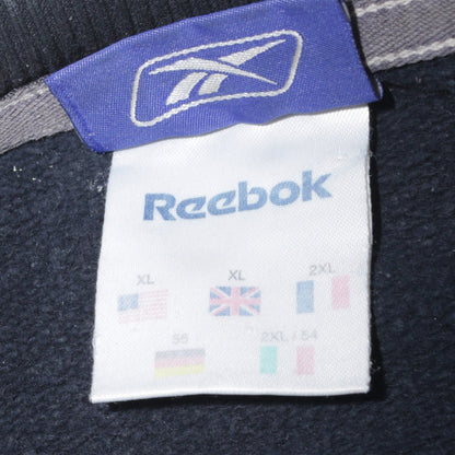 Reebok Men's Blue XL Pullover Sweatshirt Crew Neck Logo Vintage