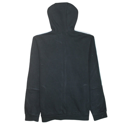 Adidas Men's Black Full Zip Hoodie L Sports Fleece Sweatshirt