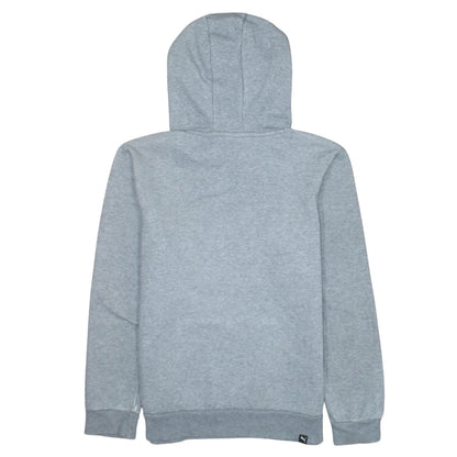 Puma Men's Grey XS Pullover Fleece Hoodie with Logo