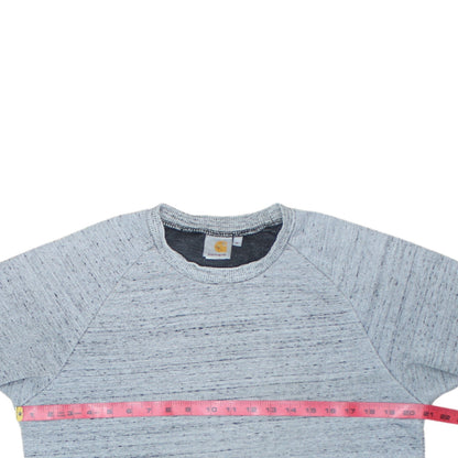 Carhartt Men's Grey Pullover Sweatshirt M Regular Fit Crew Neck
