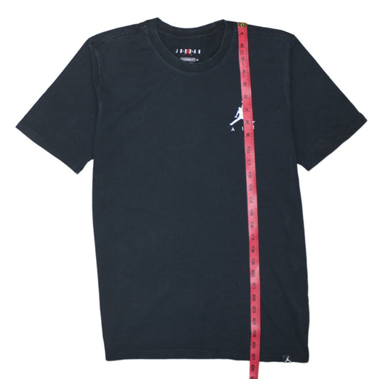 Jordan Men's Black Air Logo Standard Fit Cotton T-Shirt M