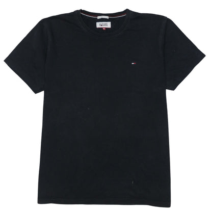 Tommy Hilfiger Denim Men's Black XL Cotton Crew Neck T-Shirt
