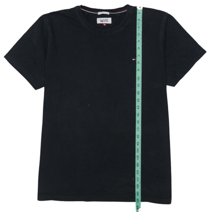 Tommy Hilfiger Denim Men's Black XL Cotton Crew Neck T-Shirt