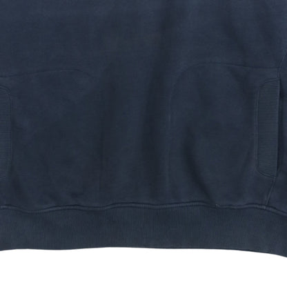 Champion Men's Blue XL 1/4 Zip Fleece Sweatshirt Pullover