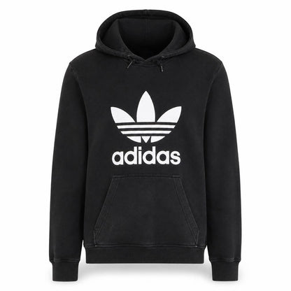 Adidas Men’s Black Pullover Hoodie Medium Logo Sportswear