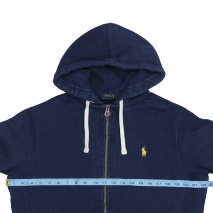 Polo Ralph Lauren Men's Blue Full Zip Hoodie Medium