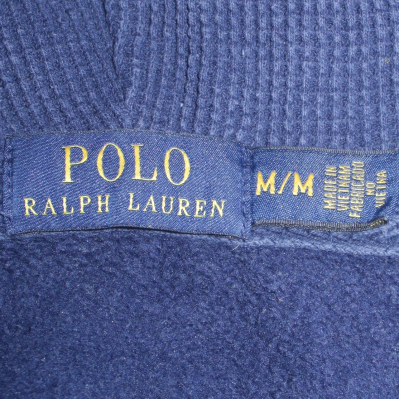 Polo Ralph Lauren Men's Blue Full Zip Hoodie Medium