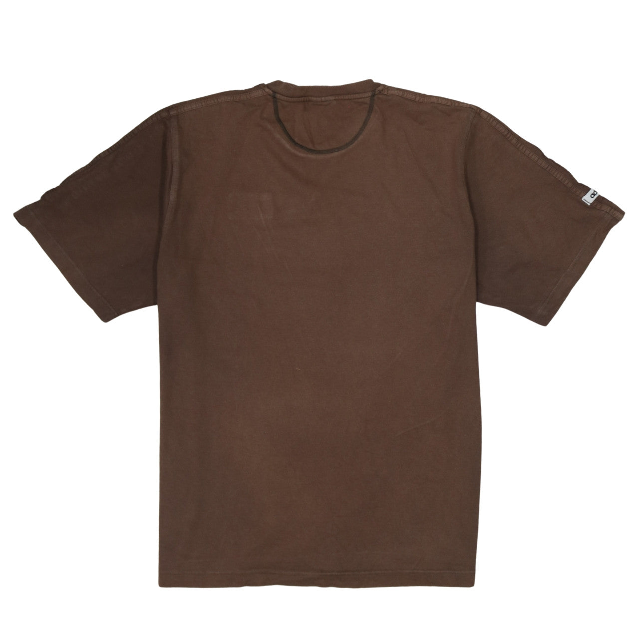Adidas Men's Brown XL Regular Fit Cotton Crew Neck T-Shirt