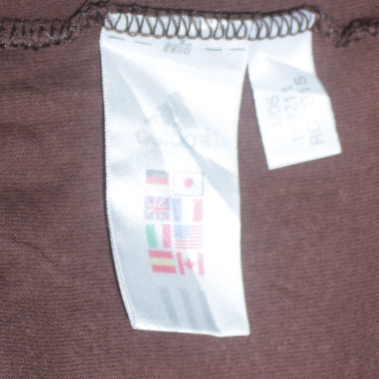 Adidas Men's Brown XL Regular Fit Cotton Crew Neck T-Shirt