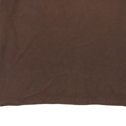 Adidas Men's Brown XL Regular Fit Cotton Crew Neck T-Shirt