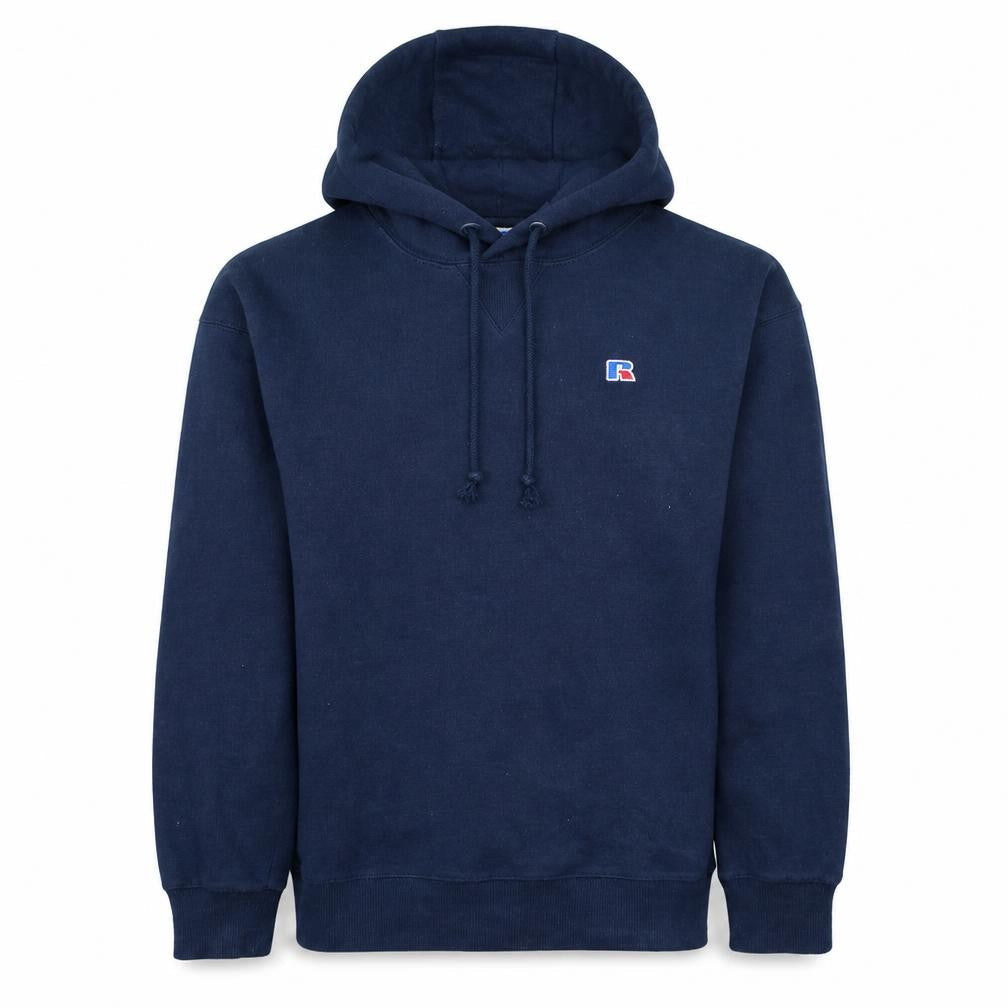 Russell Athletic Mens Blue Pullover Hoodie Size S Regular Fit