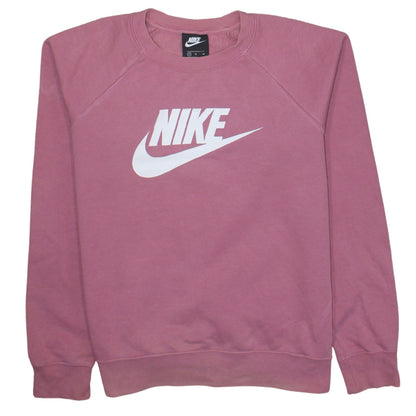 Nike Womens Pink Crew Neck Pullover Sweatshirt Medium