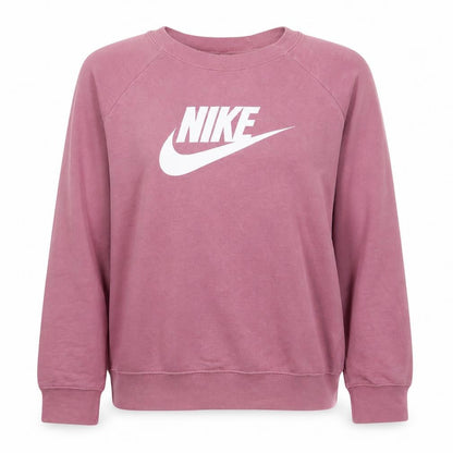 Nike Womens Pink Crew Neck Pullover Sweatshirt Medium