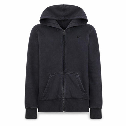 Nike Womens Black Full Zip Hoodie Sweatshirt M Hooded Sportswear