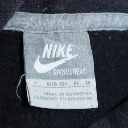 Nike Womens Black Full Zip Hoodie Sweatshirt M Hooded Sportswear