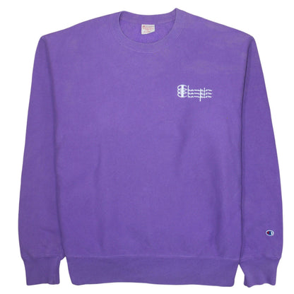 Champion Men's Purple XL Reverse Weave Pullover Sweatshirt