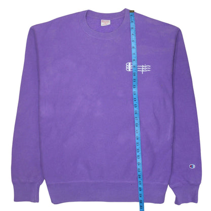 Champion Men's Purple XL Reverse Weave Pullover Sweatshirt