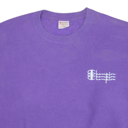 Champion Men's Purple XL Reverse Weave Pullover Sweatshirt