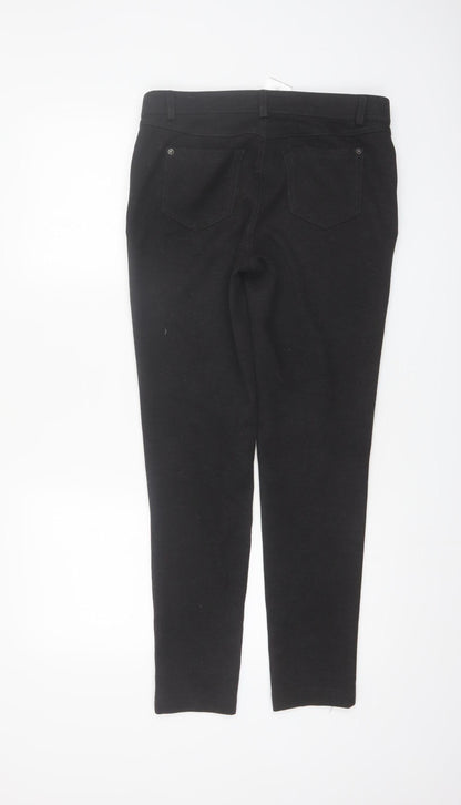 Bandolera Women's Black Jegging Trousers Size 12 Slim Fit