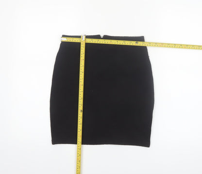 New Look Women's Black Size 6 Pencil Stretch Skirt