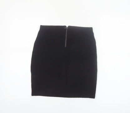 New Look Women's Black Size 6 Pencil Stretch Skirt