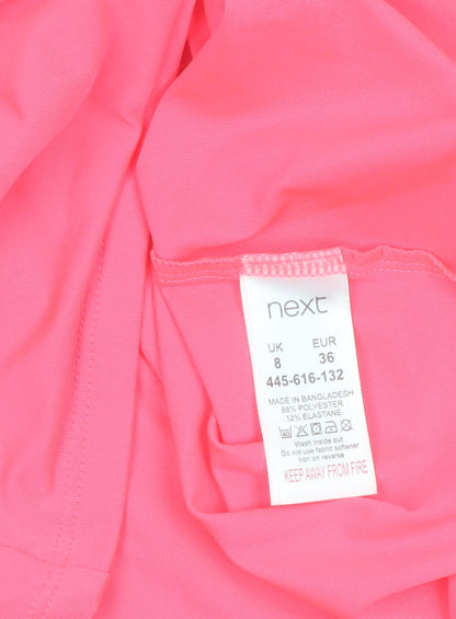 Next Women’s Pink Size 8 Slim Fit Activewear Tank Top