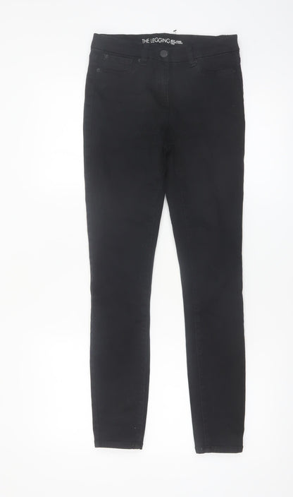 Next Women's Black Slim Jegging Jeans Size 8R Cotton Blend