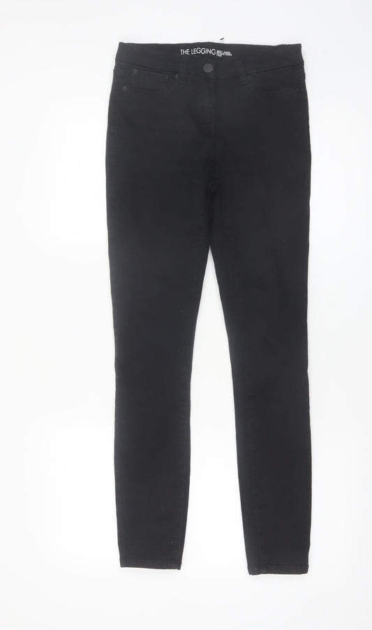 Next Women's Black Slim Jegging Jeans Size 8R Cotton Blend