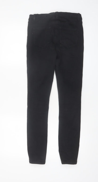 Next Women's Black Slim Jegging Jeans Size 8R Cotton Blend